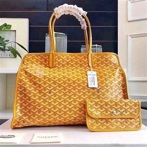 goyard leather tote|goyard tote knockoff.